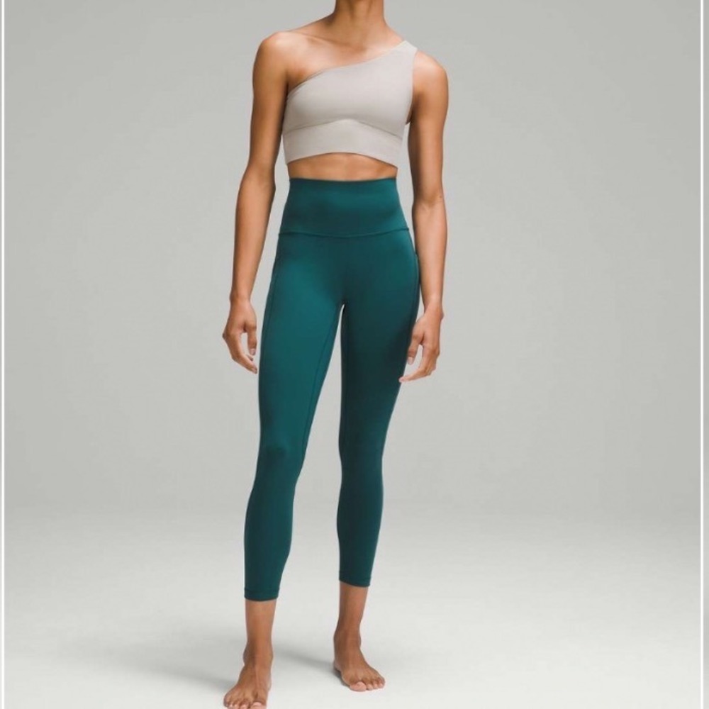 LULULEMON Align‎ High-Rise Pant with Pockets 25" In Storm Teal Size 0 NWT
